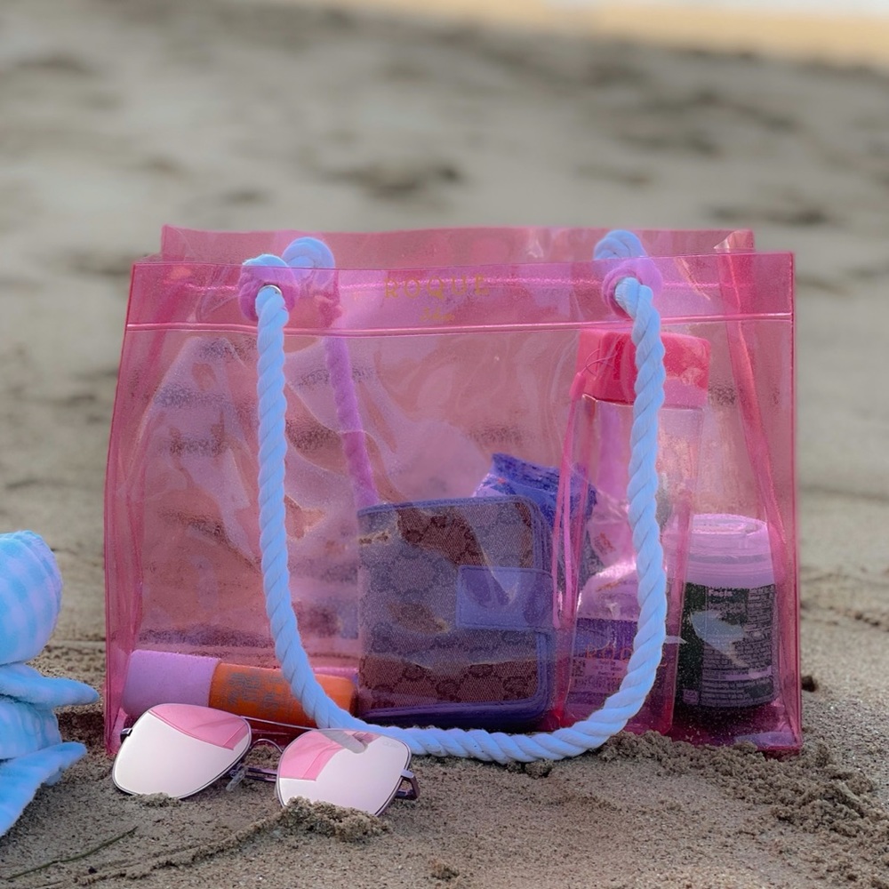 Glitter Jelly Beach Tote